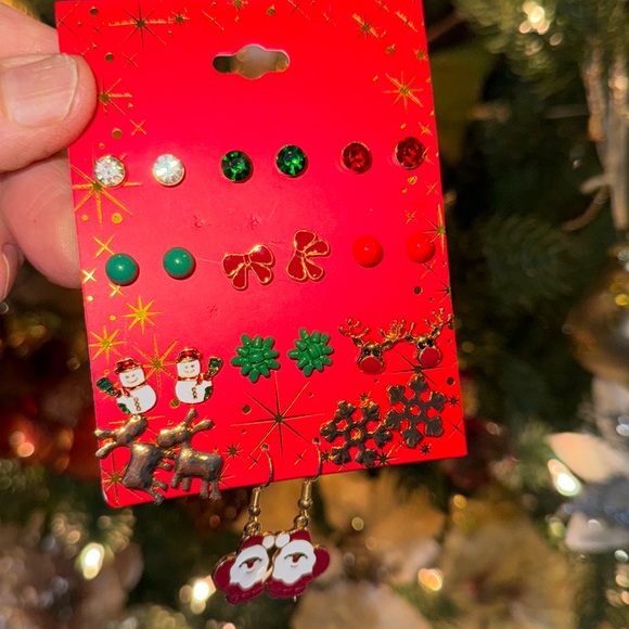 Set 12 Christmas Erring - Picture 4 of 9